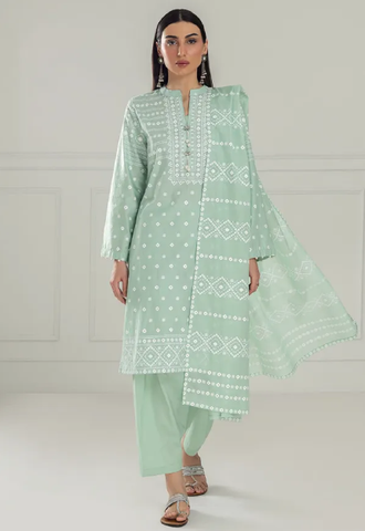 3 Piece Unstitched Lacquer Printed Lawn Suit CL-52172 A